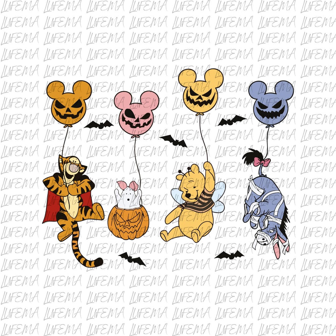 Winnie the Pooh Halloween PNG, Winnie the Pooh Trick or Treat PNG ...