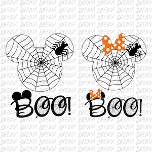 Mickey and Minnie Halloween PNG, Mickey Mouse PNG, Disney Halloween PNG, Mickey and Friends Png, Mickey Characters Digital File