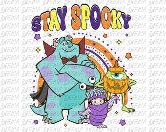 Monstruos de Halloween PNG, Monster Inc. Halloween PNG, Disney Halloween PNG, Monstruo PNG, Personajes de Monstruos Archivo Digital
