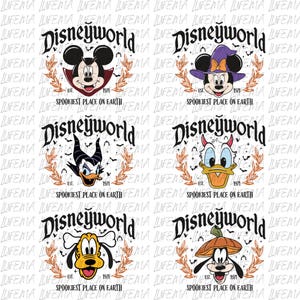 Mickey and Friends Halloween PNG, Mickey Mouse PNG, Disney Halloween PNG, Mickey and Friends Png, Mickey Characters Digital File