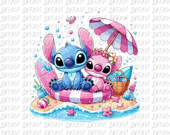 Stitch and Angel PNG, Disney Stitch PNG, Stitch and Lilo Png