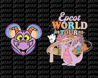 Figment Epcot World Tour Png, Purple Dragon PNG, Figment Epcot PNG, Disney Figment Png
