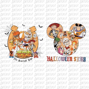 Toy Story Halloween PNG, Toy Story Characters PNG, Disney Halloween PNG, Toy Story Png, Toys Crossing Digital File