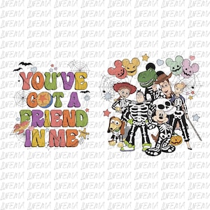 Toy Story Halloween PNG, Toy Story Characters PNG, Disney Halloween PNG, Toy Story Png, Toys Crossing Digital File