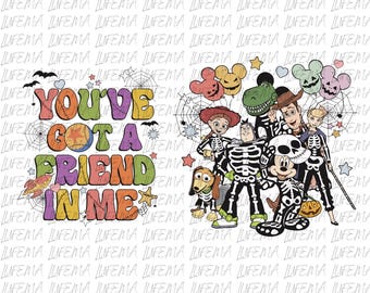 Toy Story Halloween PNG, Toy Story Characters PNG, Disney Halloween PNG, Toy Story Png, Toys Crossing Digital File