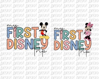 Mickey and Minnie My First Disney Trip PNG, Mickey Mouse PNG, Mickey Characters PNG, Mickey And Minnie Png, Minnie Mouse Png