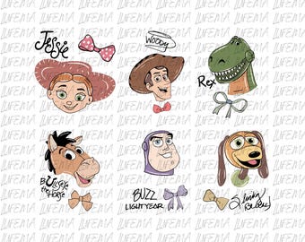 Disney Toy Story PNG, Postacie z Toy Story PNG, Toy Story i Przyjaciele PNG, Toy Story PNG, Cyfrowy plik Toys Crossing