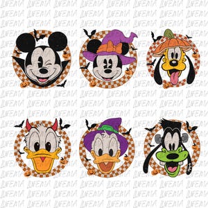 Mickey and Friends Halloween PNG, Mickey Mouse PNG, Disney Halloween PNG, Mickey and Friends Png, Mickey Characters Digital File