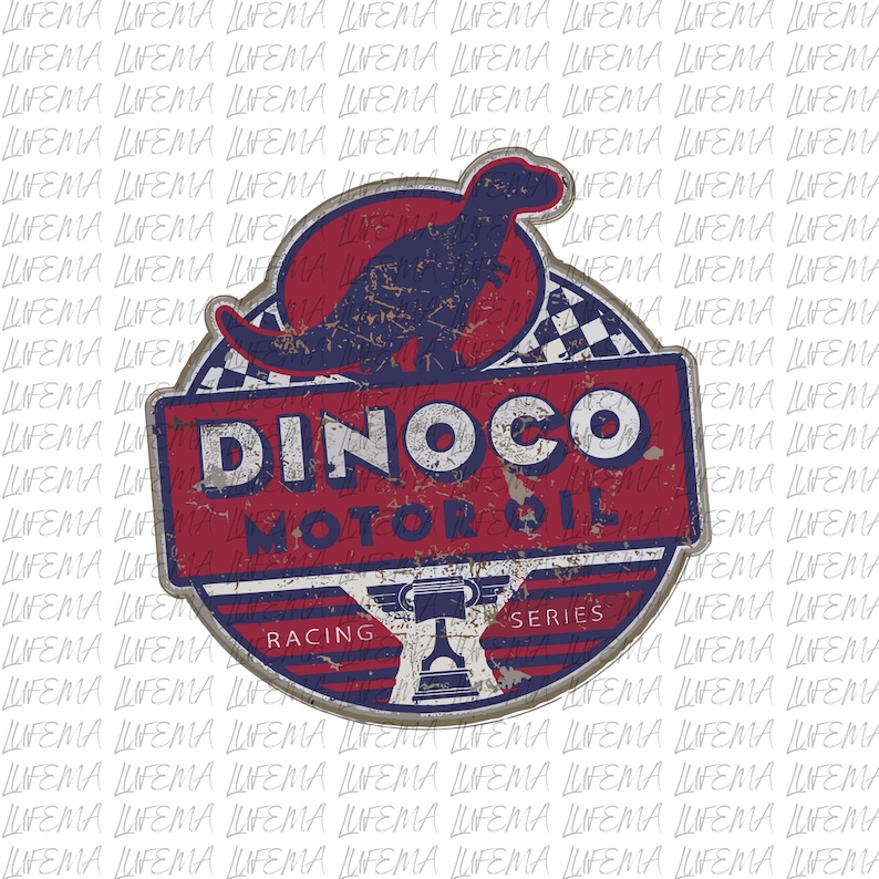 Dinoco Racing Flags Dinoco Motor Oil PNG, Mcqueen and Friends PNG, Lightning Mcqueen PNG ...