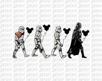 Star Wars Charaktere Mickey Baloon PNG, Star Wars Charaktere PNG, Star Wars PNG, Star Wars Darth Vader Png-Datei