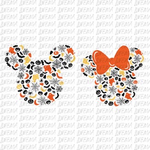 Mickey and Minnie Halloween PNG, Mickey Mouse PNG, Disney Halloween PNG, Mickey and Friends Png, Mickey Characters Digital File