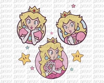Princess Peach Png, Super Mario Png, Mario and Friends Png, Mario Kart Png, Mario Digital File