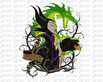 Disney Maleficent PNG, Evil Queen PNG, Sleeping Beauty PNG, Princess Aurora Png, Disney Villains Digital File, Villains Sleeping Beauty Png