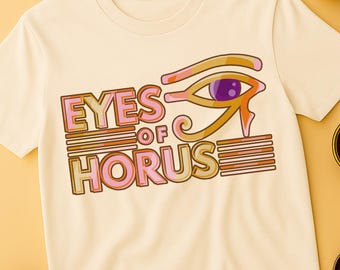 Eye of Horus Shirt Design PNG, Ancient Egyptian Symbol T-Shirt Sublimation File