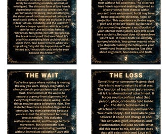 THE LOVE BENEATH | A Truth Oracle Deck for Understanding Every Hard Experience | 44 Cards