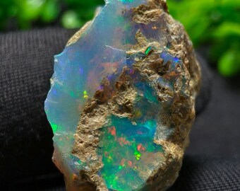 AAA Grade Opal Rough / 11 CT Loose Opal Raw Gemstone / Smooth Opal Large Rough / Multi Welo Fire Opal Raw / Natural Ethiopian Opal Rough