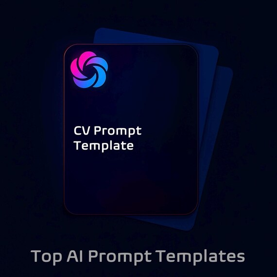 AI Resume Prompt Template: ChatGPT CV Writing & Tailoring Tool (Instant PDF Download)