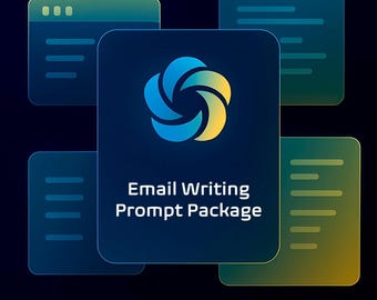 Pacchetto di suggerimenti per la scrittura di email con intelligenza artificiale: modelli ChatGPT per contatti, risposte e follow-up (download PDF)
