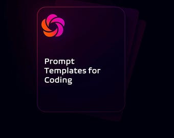 Modelli di prompt di codifica AI: generazione di codice ChatGPT, debug (download immediato del PDF)