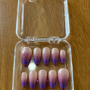 Fake Nails Gifts, Ombre Crafts, Cute Fake Nails