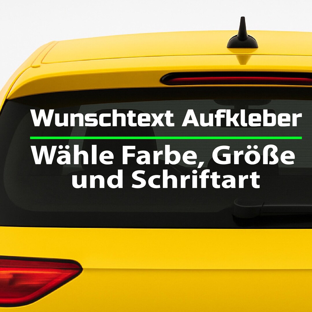 Design Your Own Car Sticker – Custom Text Vinyl Letter Stickers ...