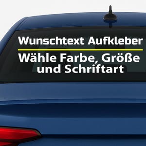 Car stickers with your own text – personalized letter stickers for cars, motorcycles, boats, windows, walls