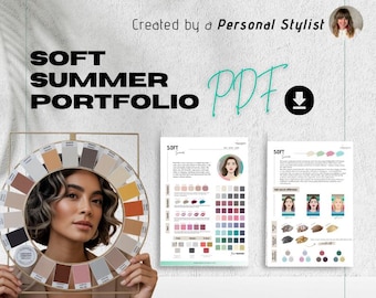 Soft Summer Digital Seasonal Color Theory (Downloadable PDF)
