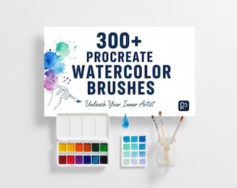 350+ Watercolor Procreate Brushes | Mega Bundle | instant Download