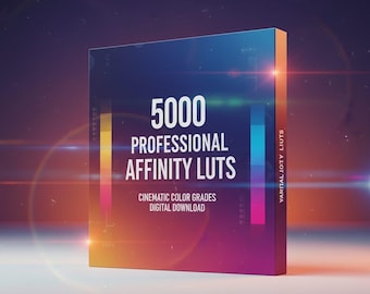 Pacote com mais de 5000 LUTs cinematográficas | Predefinições profissionais de correção de cor (Download digital)