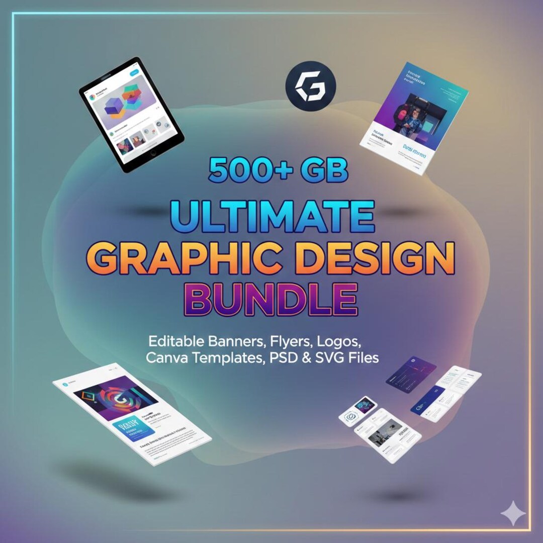 500+ GB Ultimate Graphic Design Bundle – Editable Banners, Flyers ...