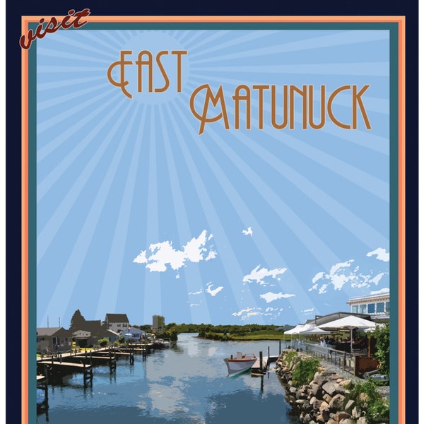 East Matunuck Travel Poster