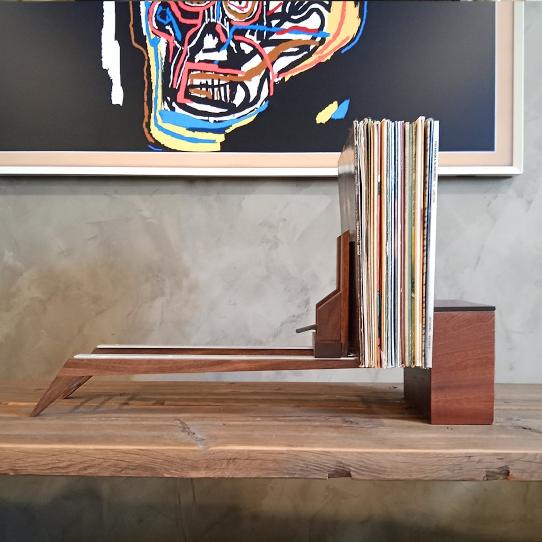 Vinyl LP Record Holder Rack, Adjustable, Mid-century - Etsy