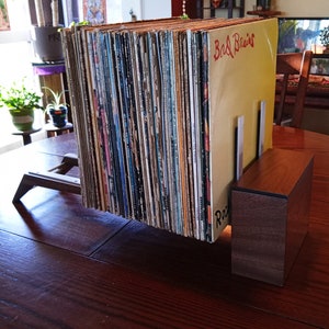 Vinyl LP platenhouderrek, verstelbaar, midden van de eeuw afbeelding 10