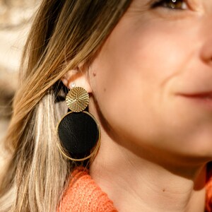 Pendientes de cuero - Modelo Catalina
