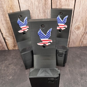 3D Printed Tactical Gear Wall Mount – Durable ABS Bracket for Workshop Storage