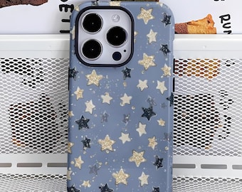 Trendy StarY2K Tough Handyhülle, Retro Collage Handyhülle, iPhone 17, 16, 15, 14, 13, 12, Plus, Pro Max und Samsung S25, S24, S23, S22 Ultra