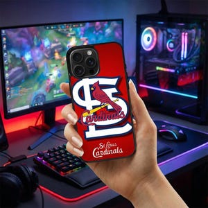 Red Songbird Script Durable TPU, Enhanced Grip iPhone 17 16 15 14 13 Pro Max Plus Air Samsung Galaxy S25 S24 S23 S22 Ultra Edge FE Case