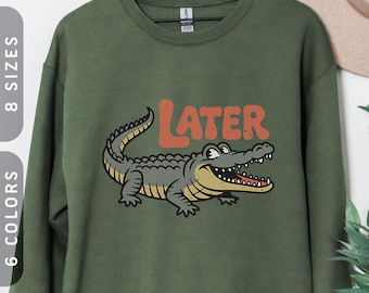 Later Gator-tröja | Vintage djurälskartröja S-5X