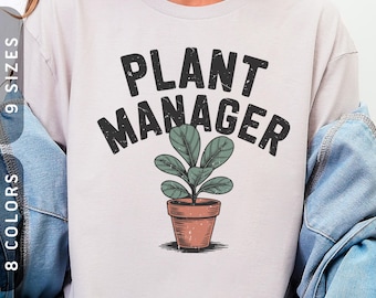 Plant Manager T-Shirt | Vintage Gardener Tee XS-5X