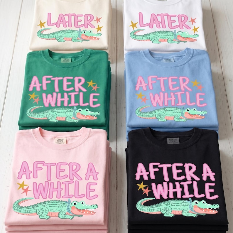 Transform your plain blank apparel into instant bestsellers with this beautifully drawn Later Gator PNG file. Specifically developed for small business crafters, this fun respect the locals alligator illustration shines brilliantly on fashionable tops, cute pullovers, and customized gifts. Featuring premium 300 DPI quality and a pristine transparent background, this girly boutique graphic is optimized for superior sublimation. Experience the joy of effortless creation now!