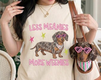 Less Meanies More Weenies Png, Kindness Striped Shirt Design, Funny Dog Mom Sublimation, Everyday Women Positivity Digital Download