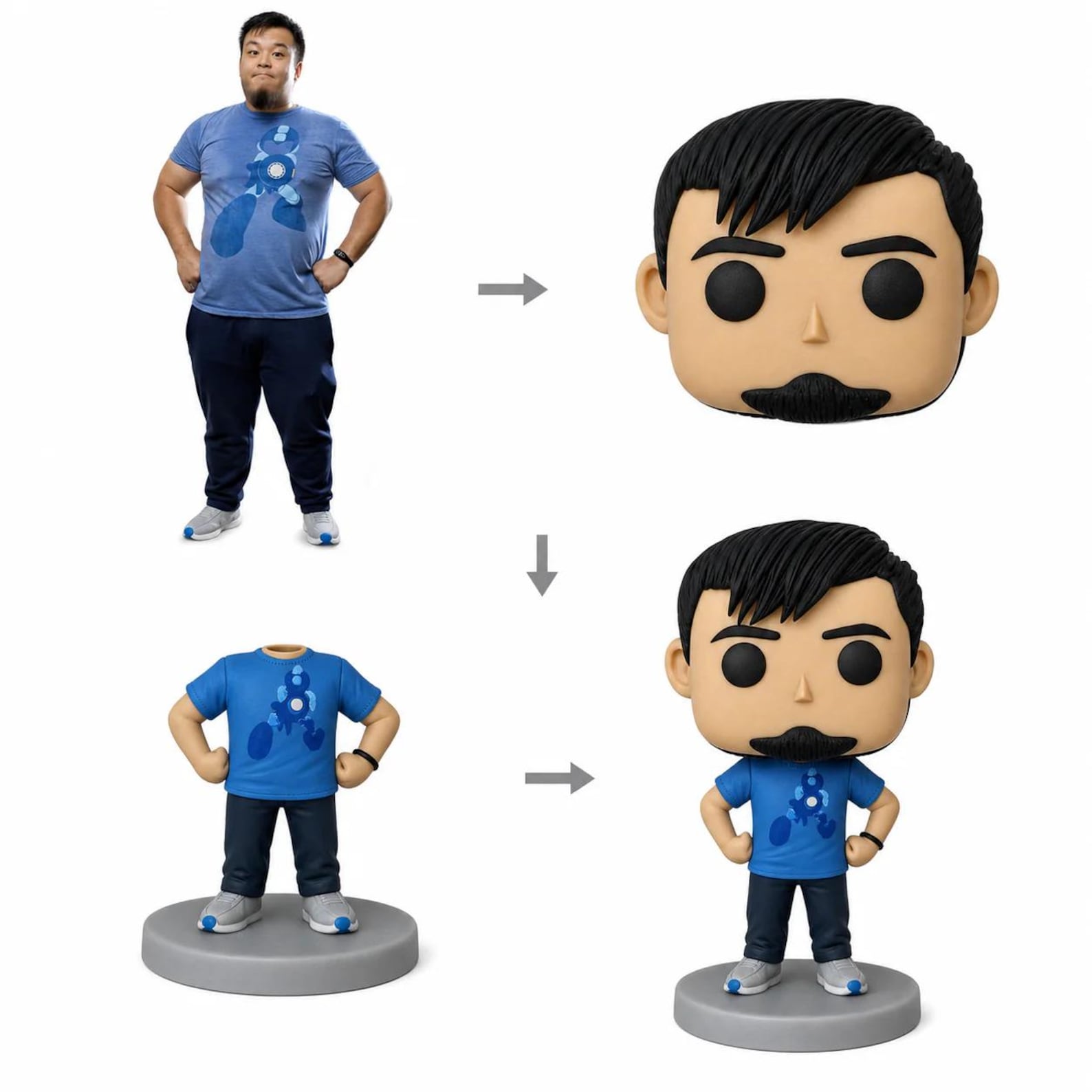 Custom Mini Figure From Photo for Women, Girlfriend, Wife ...