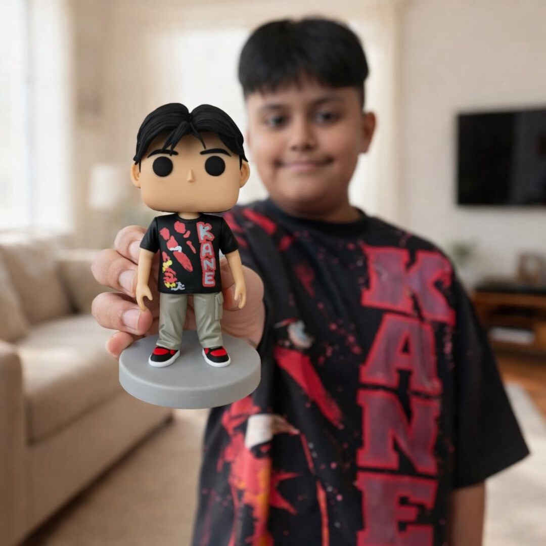 Child Figure Custom Mini Figure From Photo for Kids – Personalized Child Figurine ...