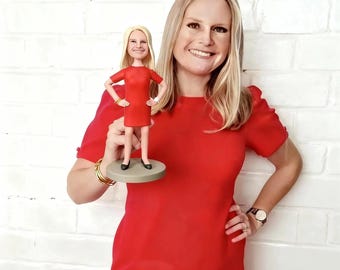 Custom Birthday Bobblehead From Photo, Fun Keepsake