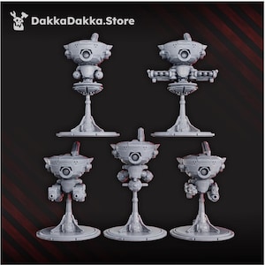Black Sun Covenant-drönare x 5 | TheDakkaDakka.store | Sci-fi-stödenheter |