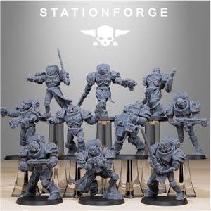Socratis Zombies x 10 | 16K / 12K UHD Prints by StationForge Miniatures / Resin Pinted 32mm