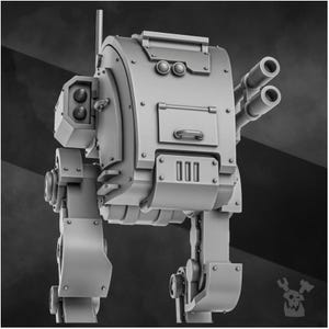 Ork Slayers Stomper Mech - Elite Heavy Assault Walker | Multi-Part Resin Kit | Industrial Stomper