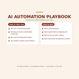 AI Automation Playbook | 51 Small Business Workflows PDF Guide image 5