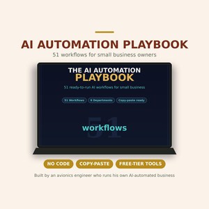 Guide pratique d'automatisation par l'IA | 51 flux de travail pour les petites entreprises (PDF)