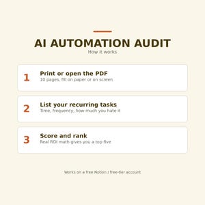 AI自動化監査ワークシート｜タスクROI計算ツール（印刷可能） 画像 6